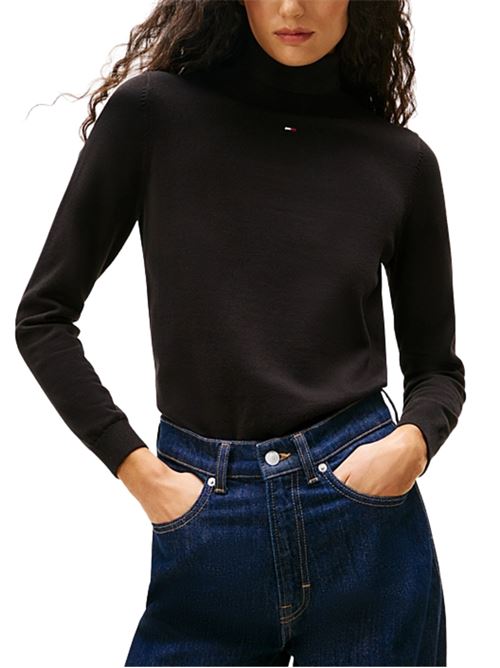 Maglioncino dolcevita in cotone Tommy Jeans | DW0DW21672BDS